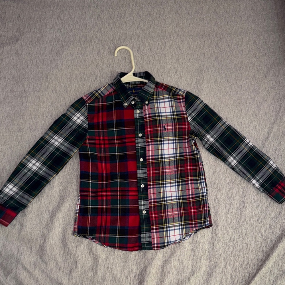 Ralph Lauren Kids Multicolor Plaid Button-Down Shirt